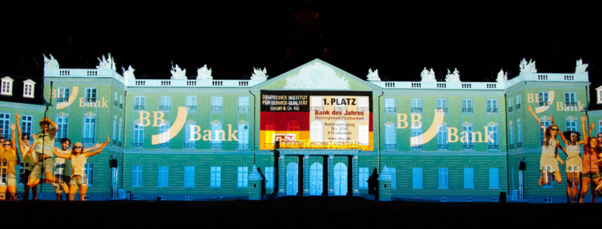 Schlosslichtspiele 2017 Ansicht Projektion