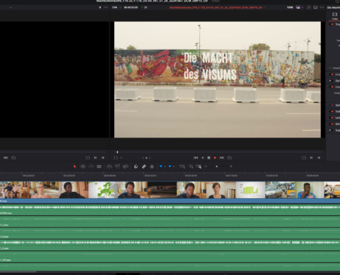 Screenshot Davinci Resolve Upmix Stereo to 51, DCP Mastering